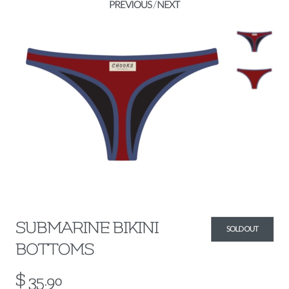 Chooks L.A. bikini bottoms